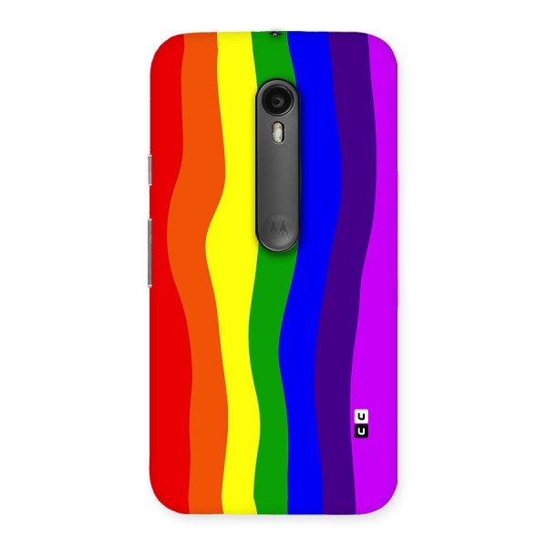 Rainbow Curves Back Case for Moto G3