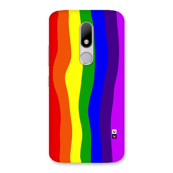 Rainbow Curves Back Case for Moto M