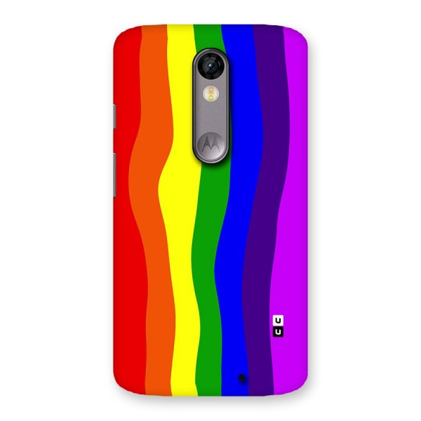 Rainbow Curves Back Case for Moto X Force