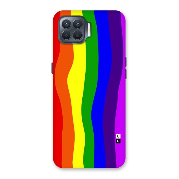 Rainbow Curves Back Case for Oppo F17 Pro