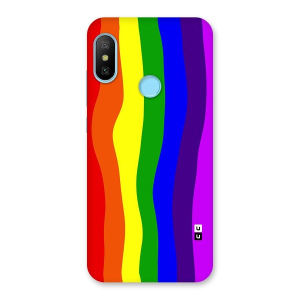 Rainbow Curves Back Case for Redmi 6 Pro