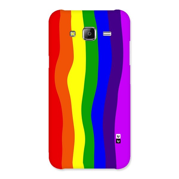 Rainbow Curves Back Case for Samsung Galaxy J5