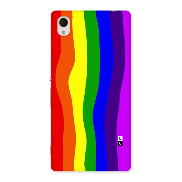 Rainbow Curves Back Case for Sony Xperia M4