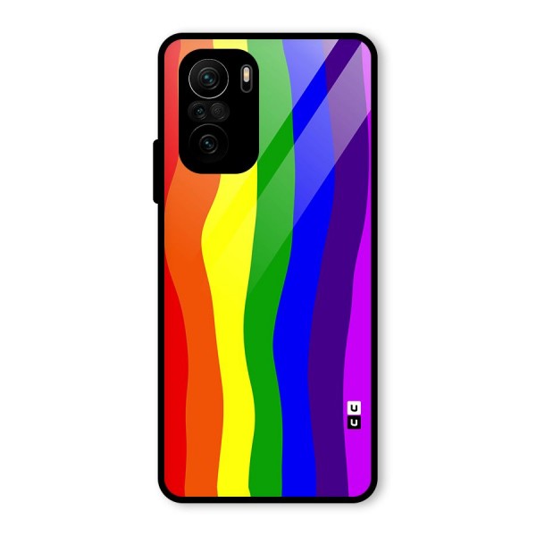 Rainbow Curves Glass Back Case for Mi 11x