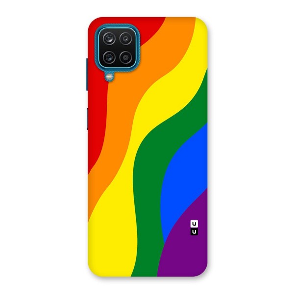 Rainbow Slant Curves Back Case for Galaxy F12