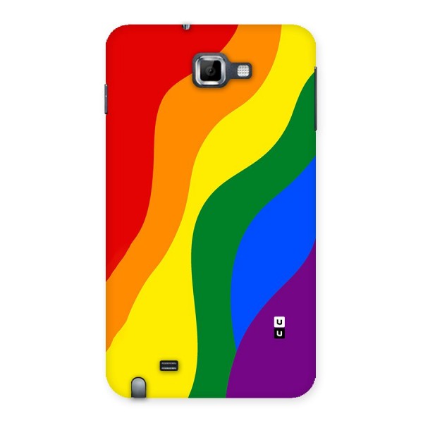 Rainbow Slant Curves Back Case for Galaxy Note