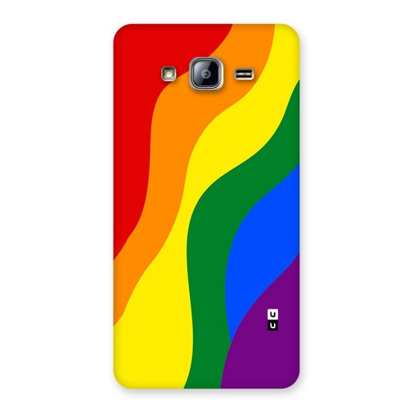 Rainbow Slant Curves Back Case for Galaxy On5