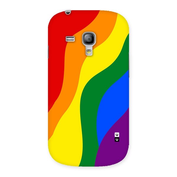 Rainbow Slant Curves Back Case for Galaxy S3 Mini