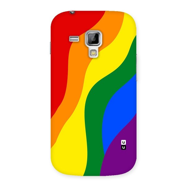 Rainbow Slant Curves Back Case for Galaxy S Duos