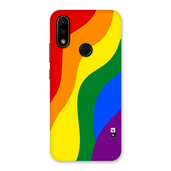 Rainbow Slant Curves Back Case for Lenovo A6 Note