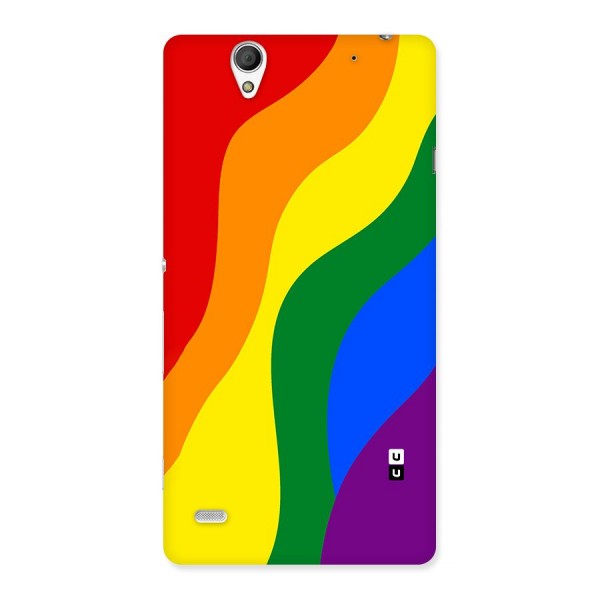 Rainbow Slant Curves Back Case for Sony Xperia C4