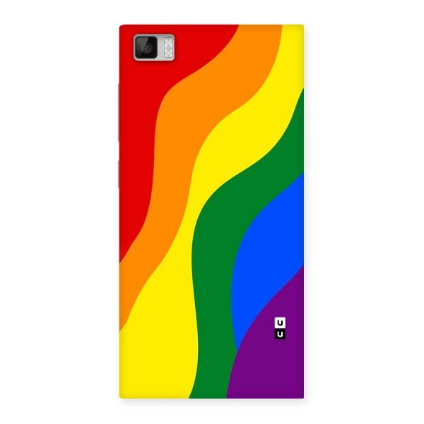 Rainbow Slant Curves Back Case for Xiaomi Mi3