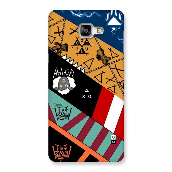 Random Abstracts Art Slant Stripes Back Case for Galaxy A9