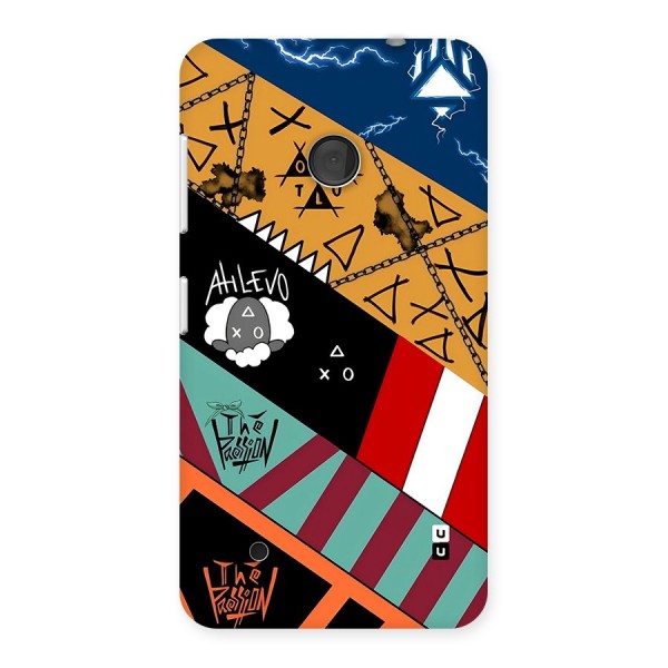 Random Abstracts Art Slant Stripes Back Case for Lumia 530