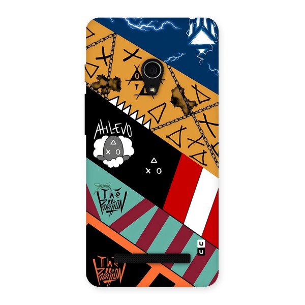 Random Abstracts Art Slant Stripes Back Case for Zenfone 5