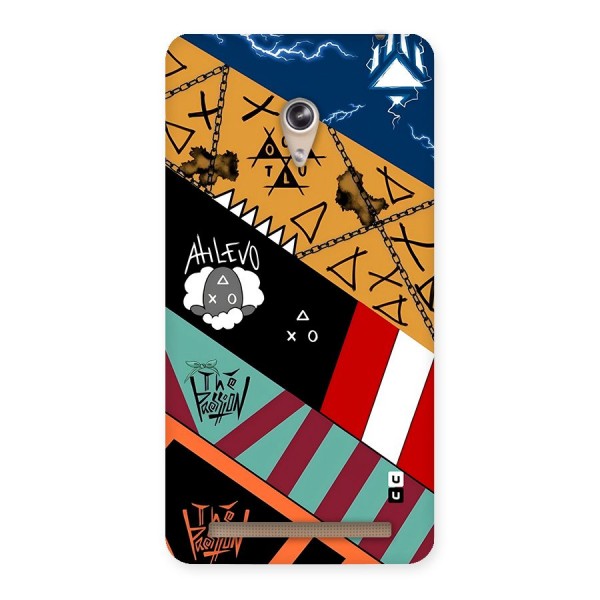 Random Abstracts Art Slant Stripes Back Case for Zenfone 6