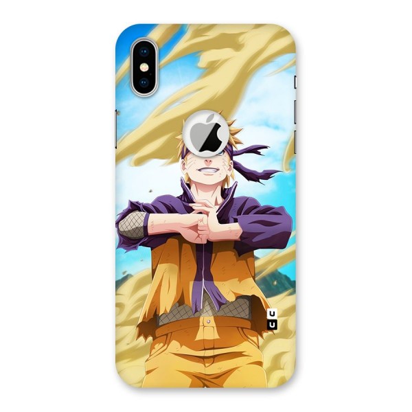 Ready Naruto Back Case for iPhone XS Logo Cut