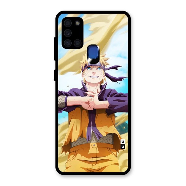 Ready Naruto Glass Back Case for Galaxy A21s