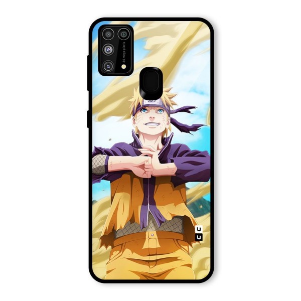 Ready Naruto Glass Back Case for Galaxy M31