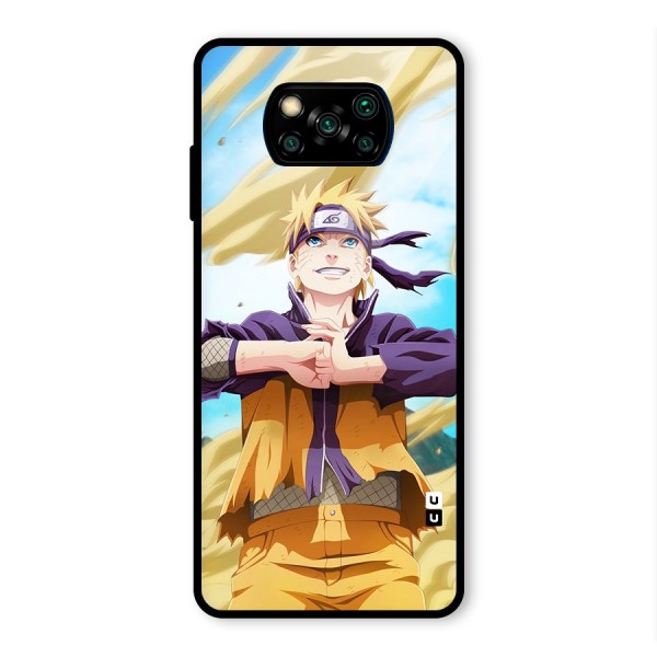 Ready Naruto Glass Back Case for Poco X3 Pro