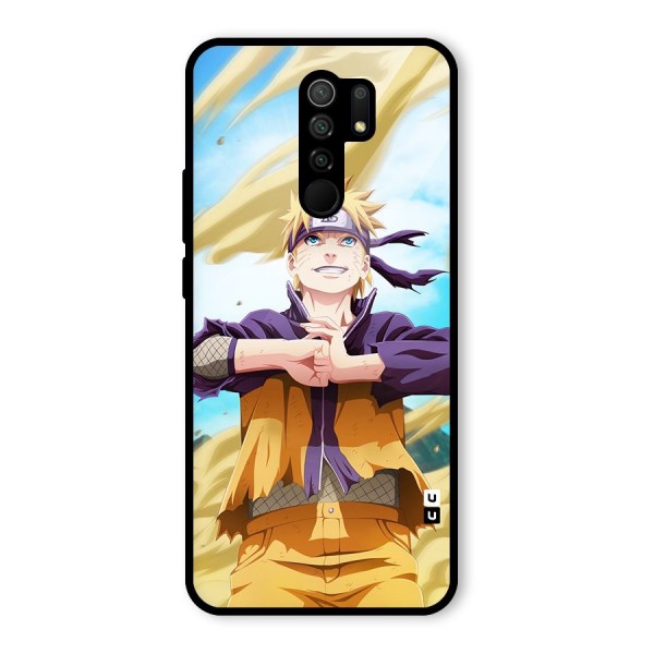 Ready Naruto Glass Back Case for Redmi 9 Prime