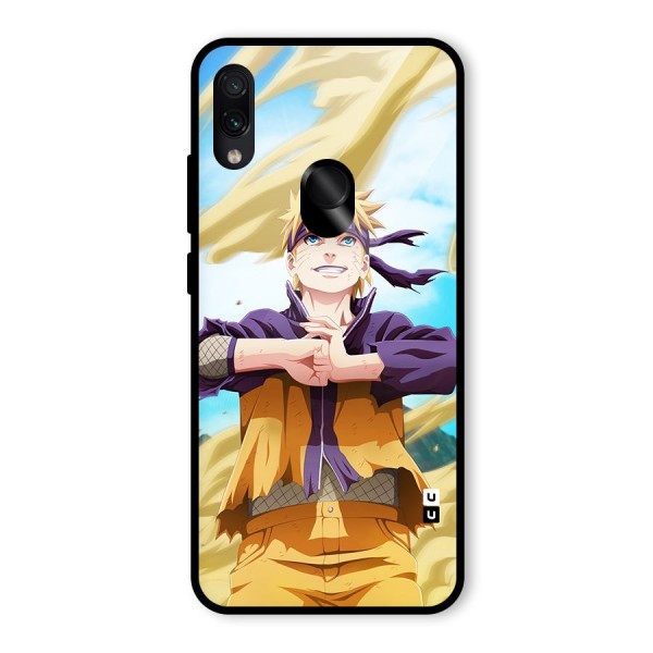 Ready Naruto Glass Back Case for Redmi Note 7