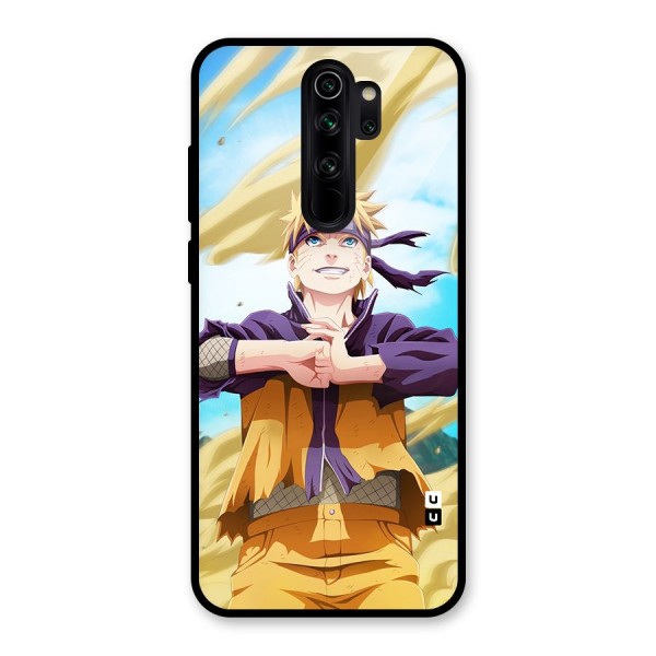 Ready Naruto Glass Back Case for Redmi Note 8 Pro