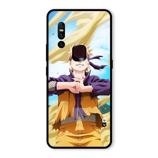 Ready Naruto Glass Back Case for Vivo V15