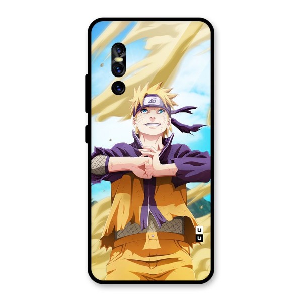 Ready Naruto Glass Back Case for Vivo V15 Pro