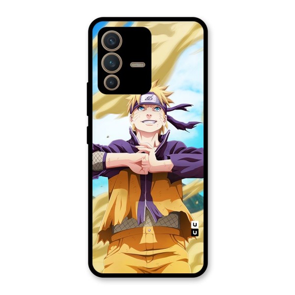 Ready Naruto Glass Back Case for Vivo V23 5G