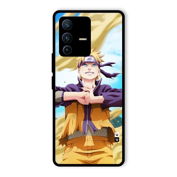 Ready Naruto Glass Back Case for Vivo V23 Pro