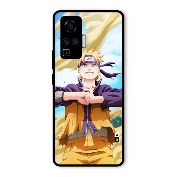 Ready Naruto Glass Back Case for Vivo X50 Pro