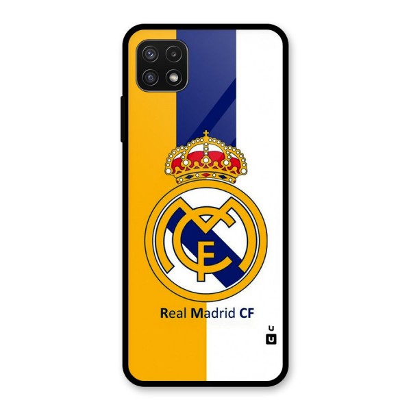 Real Madrid Glass Back Case for Galaxy A22 5G