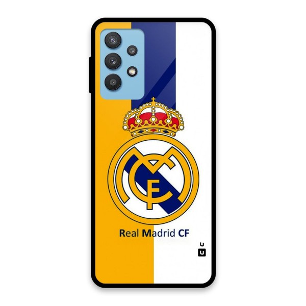 Real Madrid Glass Back Case for Galaxy M32 5G