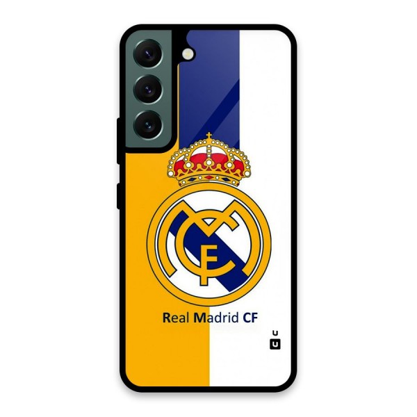 Real Madrid Glass Back Case for Galaxy S22 5G