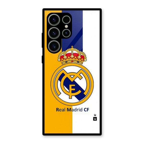 Real Madrid Glass Back Case for Galaxy S23 Ultra