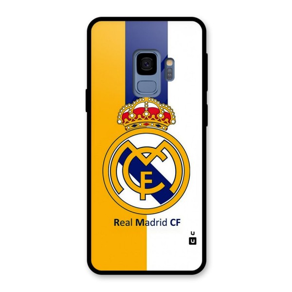 Real Madrid Glass Back Case for Galaxy S9