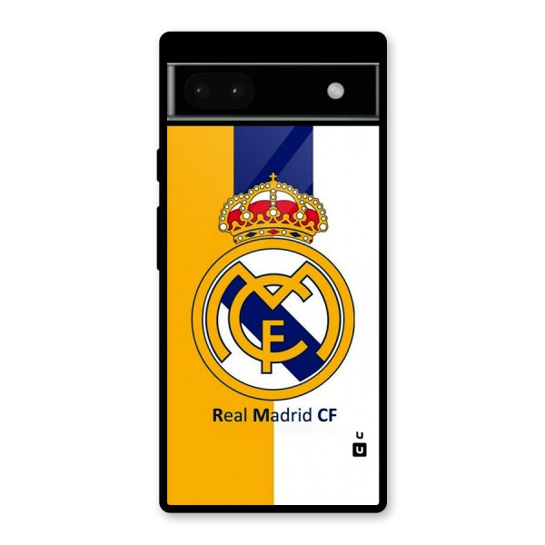 Real Madrid Glass Back Case for Google Pixel 6a