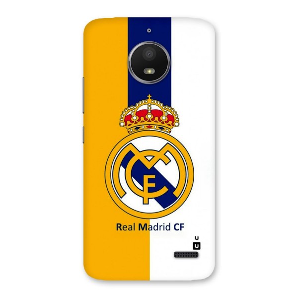 Real Madrid Back Case for Moto E4