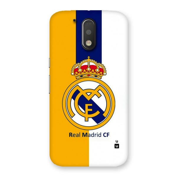 Real Madrid Back Case for Moto G4