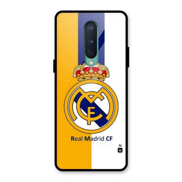 Real Madrid Glass Back Case for OnePlus 8