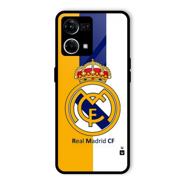 Real Madrid Glass Back Case for Oppo F21 Pro 4G