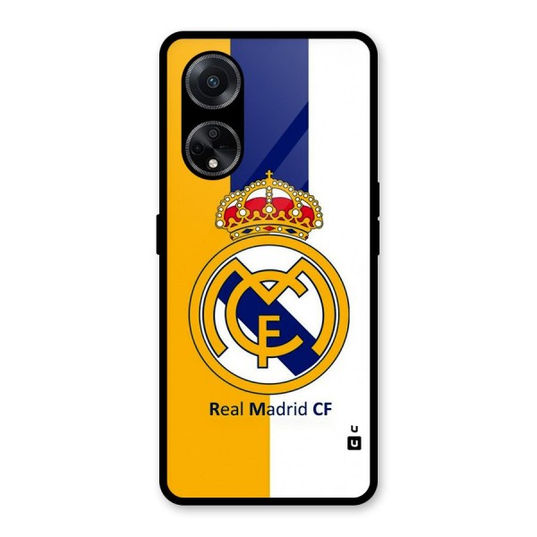 Real Madrid Glass Back Case for Oppo F23