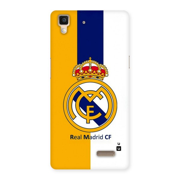 Real Madrid Back Case for Oppo R7