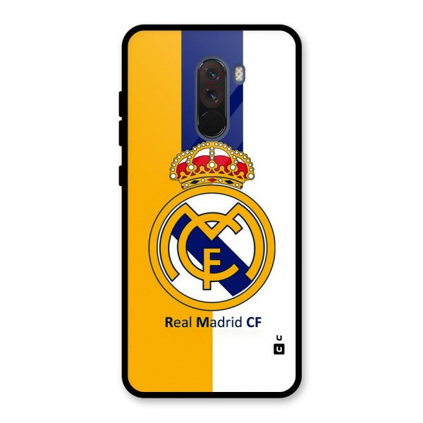 Real Madrid Glass Back Case for Poco F1