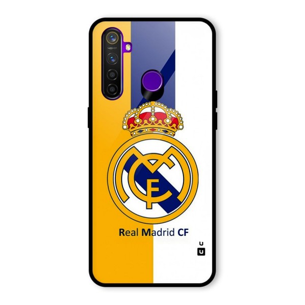 Real Madrid Glass Back Case for Realme 5 Pro