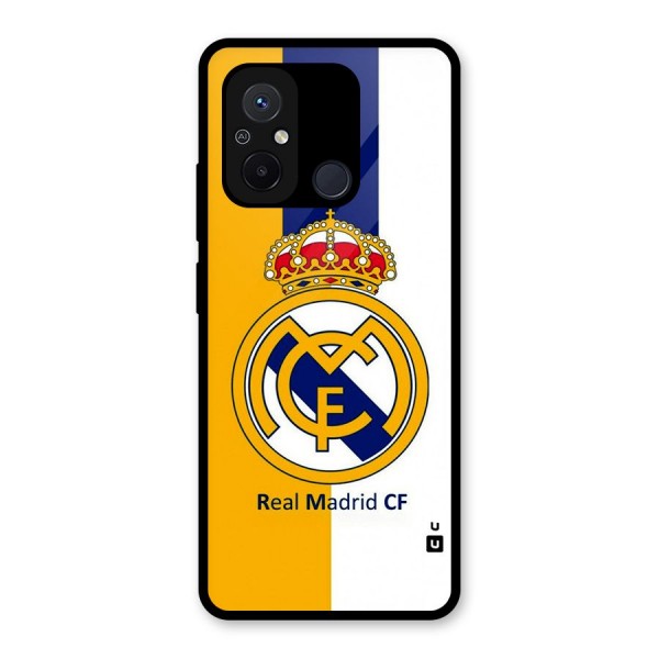 Real Madrid Glass Back Case for Redmi 12C