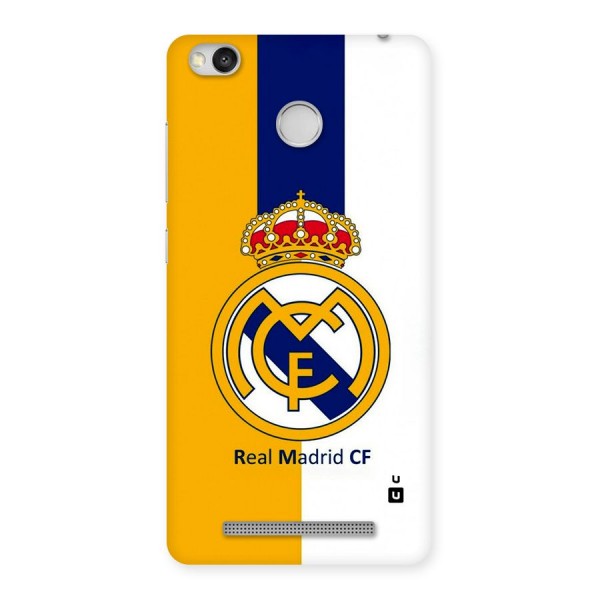 Real Madrid Back Case for Redmi 3S Prime