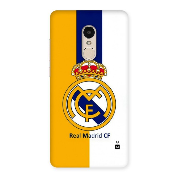 Real Madrid Back Case for Redmi Note 4