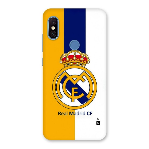 Real Madrid Back Case for Redmi Note 6 Pro